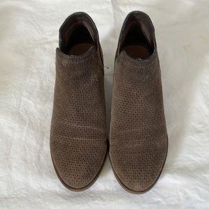 Crown Vintage Perforated Ankle Boots